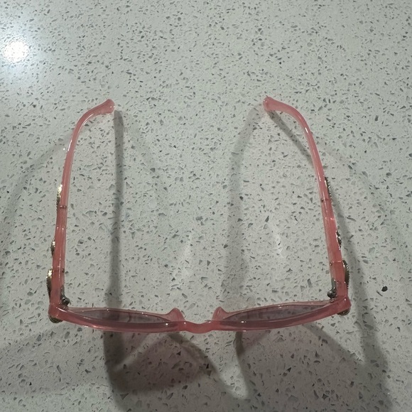 NWOT Betsey Johnson Serpentine Sunglasses Cat Eye PINK - Picture 6 of 7